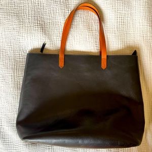 Madewell Leather Transport Tote